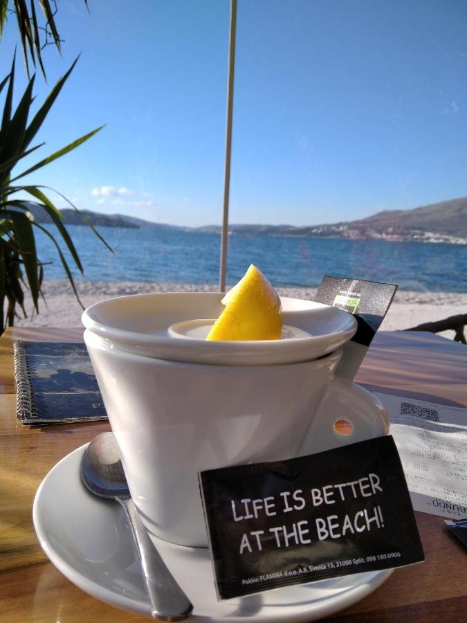 Apartment Alegria In Okrug With Heated Pool, Sea View, Jacuzzi, Wifi Τρογκίρ Εξωτερικό φωτογραφία